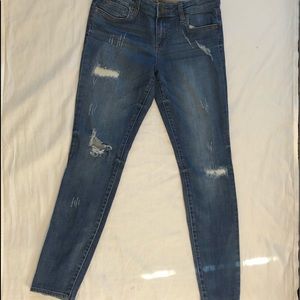 Kut from the Kloth Distressed Skinny Jeans Size 8